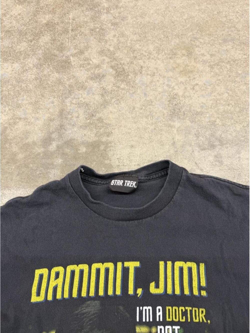vintage dammit jim star trek television show shirt size medium - Picture 3 of 3